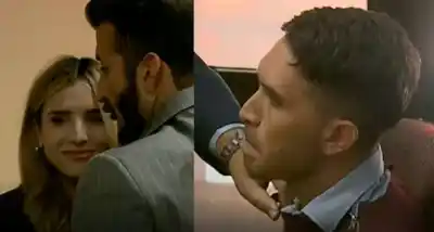 Mirada helada y esposas: la reacción del condenado por intentar matar a su expareja de “Love is Blind”