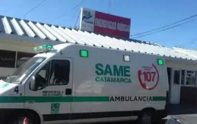 Choque en Virgen del Valle: el conductor de la moto terminó asistido por el SAME