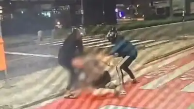 Turista argentino golpeado hasta quedar inconsciente en Río: el impactante video que muestra el ataque