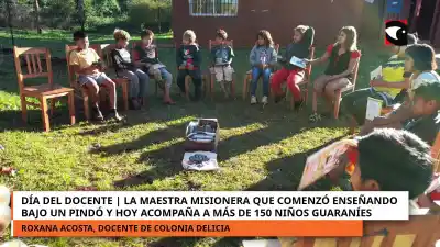 Enseñó bajo un pindó, sin luz ni agua: 15 años después, su escuela tiene 154 alumnos y un detalle que la emociona