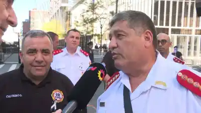 20 bomberos argentinos viajaron a Nueva York por los 25 años del 11S: el gesto que repiten cada año