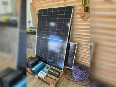 Robaron paneles solares en Andrade y los encontraron publicados en Marketplace