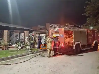 Se incendió una casa en el barrio San José de Monteros