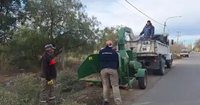 San Rafael sumó una máquina que cambia la limpieza en Las Paredes: el pedido que hizo el Municipio