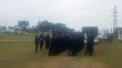 420 policías y un operativo especial: esperan la llegada de los micros de River a Tucumán