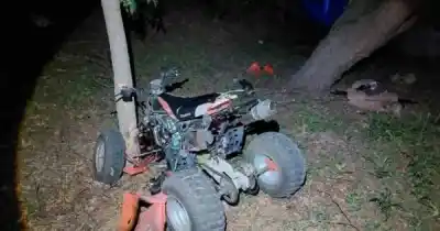 Adolescente impacta contra un árbol en San Rafael: así fue el violento accidente en cuatriciclo