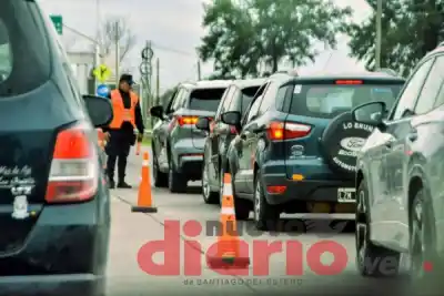 Autopista Perón: el operativo que tiene a los conductores esperando más de lo previsto