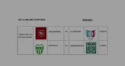 Suspendieron toda la fecha del fútbol local: qué pasará con los partidos de Huillapima