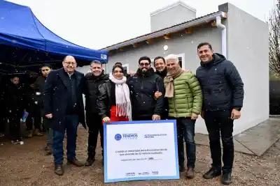 Dejó todo para construir su casa en Concarán y el final lo emocionó hasta las lágrimas