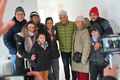 Esperó 14 años su casa en Tilisarao: lo que dijo al cruzar la puerta