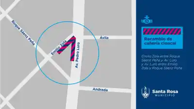 La MSR avanza con una obra cloacal en Villa Santillán: qué calles se verán afectadas