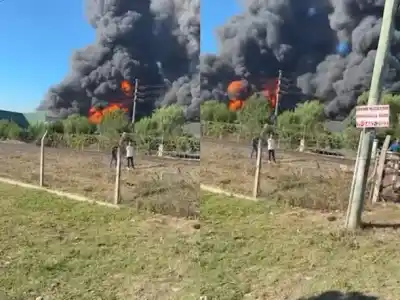 Una chispa desató el infierno: el incendio de Florencio Varela que se ve a 30 kilómetros