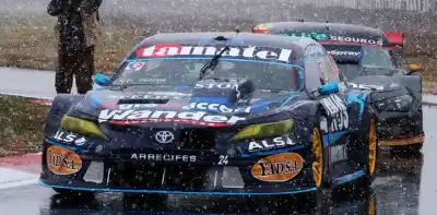 Bajo la nieve en San Luis, un piloto rompió una sequía que se extendía desde 2017
