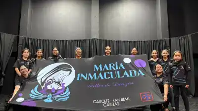 Bailarinas de un taller solidario de Cáritas viajan a un certamen internacional: el detalle que las llevó ahí