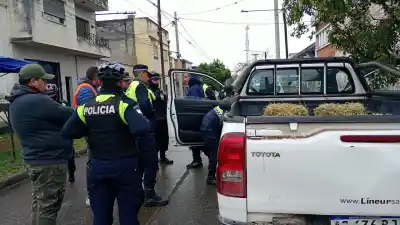 Iba a la cancha de Atlético, discutió en el tránsito y terminó detenido: lo que apareció en su camioneta