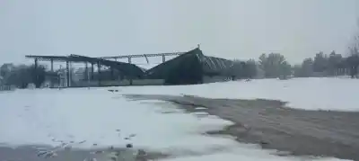 La nieve no paró de caer y dos techos no aguantaron: el sueño que quedó bajo el agua en San Luis