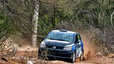 Rally de Huillapima: el binomio que se escapó en la primera etapa