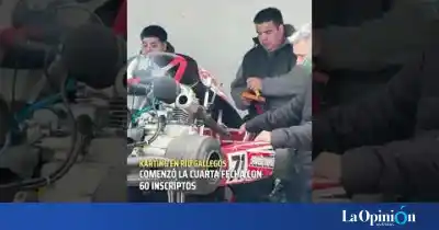 El karting de Río Gallegos puso primera en una fecha que tendrá invitados especiales