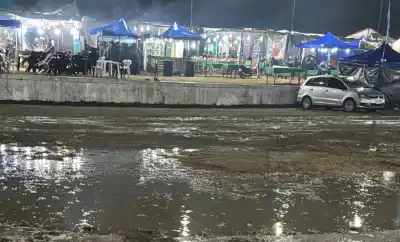 La lluvia no dio tregua en Famaillá y la Fiesta de la Empanada se quedó sin su segunda noche