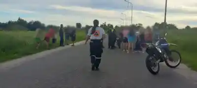 Accidente en el barrio San Carlos: “Un hombre resultó herido”