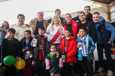River desembarcó en Tucumán y dejó una sorpresa para los clubes de barrio