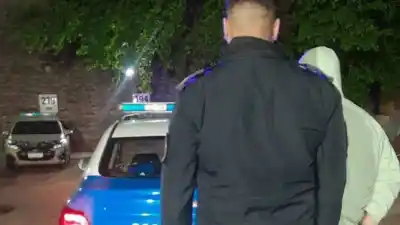 Saltó la reja del hospital San Martín en Paraná y salió con una bolsa que lo delató