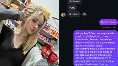 Un error de transferencia de 20 mil pesos terminó con una respuesta que indignó a las redes: “Te devuelvo 15”