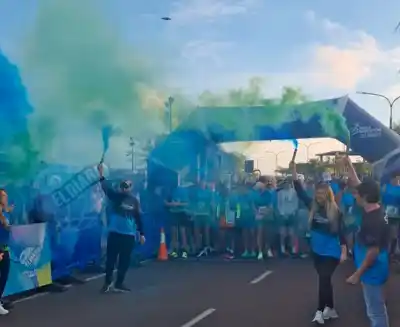 Passalacqua corrió en la Media Maratón y reveló qué pasa cuando se instala una canchita en un barrio