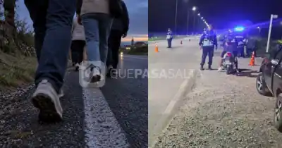 Iban caminando a la Catedral y un motociclista las embistió: lo que marcó el test