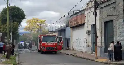 Incendio en el centro de Catamarca: lo que los bomberos encontraron al llegar