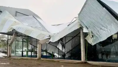 La nieve no perdonó a San Luis: se cayeron dos techos y hay barrios a oscuras