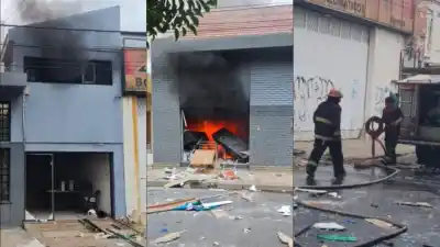 Una explosión sacudió el centro y desató un incendio: lo que se sabe hasta ahora