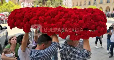 Milagro 2026: el clavel que todos buscan ya tiene precio en la Plaza 9 de Julio