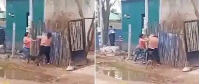 Dos vecinas se cruzaron en una calle de tierra y terminaron a los golpes: el video que sacudió a Los Ralos