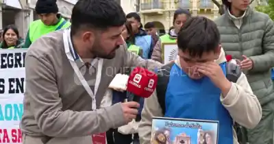 Caminó desde Metán hasta Salta y pidió por su primito: "Le pido que Nico pueda hablar"