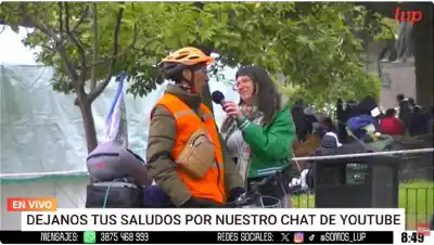 Biciperegrino llegó solo desde Olacapato y reveló lo que pasó en el camino