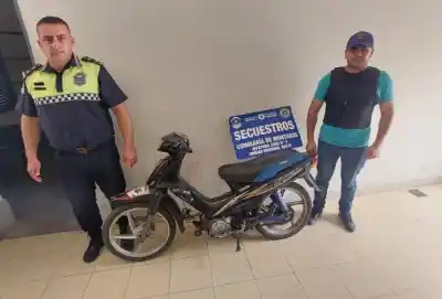 Secuestran en Monteros una motocicleta utilizada para robar