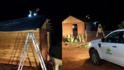 El temporal golpeó Eldorado: cientos de familias quedaron con los techos destrozados