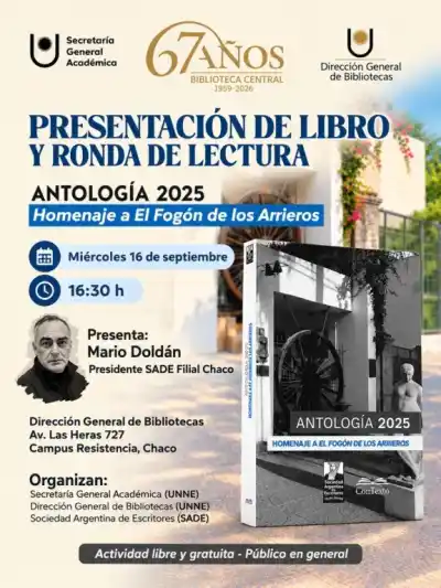Resistencia celebra 67 años de su Biblioteca Central con un libro que rinde homenaje a El Fogón de los Arrieros