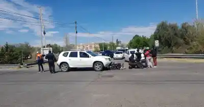 Moto con mamá y nena de 8 años: el cruce de Trinidad que quedó bajo la lupa