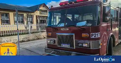 Escuela de Puerto Deseado: el desperfecto que activó a los bomberos antes del timbre