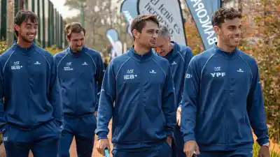 Copa Davis en Neuquén: el equipo argentino ya está en la ciudad y hay un detalle que ilusiona