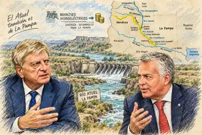 Ziliotto vs. Cornejo: el duro cruce por las regalías que expone un río cortado desde hace casi 80 años