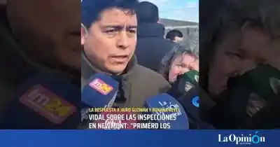 Vidal defendió las inspecciones en Newmont: "Acompañamos los proyectos, pero primero los trabajadores"