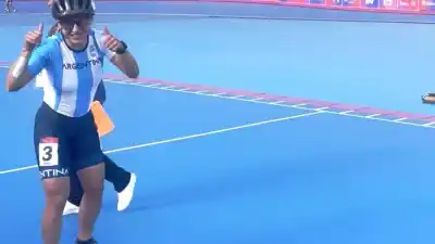 Naiara Sagasti, la rosarina que se colgó el bronce en su propia pista