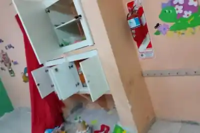 Le vaciaron el jardín de La Banda: se llevaron hasta lo que usan los chicos