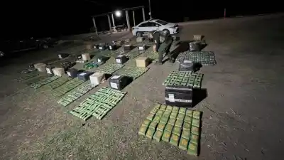 El olor que salía de 36 bultos en la Ruta 34 y terminó con un decomiso millonario
