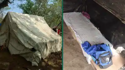 Inspección en un campo de La Paz: lo que encontraron donde dormían los trabajadores