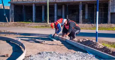 Rivadavia avanza con una plaza que promete cambiarle la cara a un barrio entero