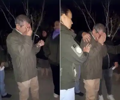 El padre de Camila viajó desde Rosario y en Barreal lo esperó algo que no imaginaba